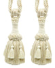 DÉCOPRO Beautifully Handcrafted Curtain & Drapery Tassel Tieback with Matte Finish, Tassel Length 6