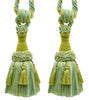 DÉCOPRO Beautifully Handcrafted Curtain & Drapery Tassel Tieback with Matte Finish, Tassel Length 6