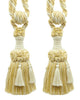 DÉCOPRO Beautifully Handcrafted Curtain & Drapery Tassel Tieback with Matte Finish, Tassel Length 6