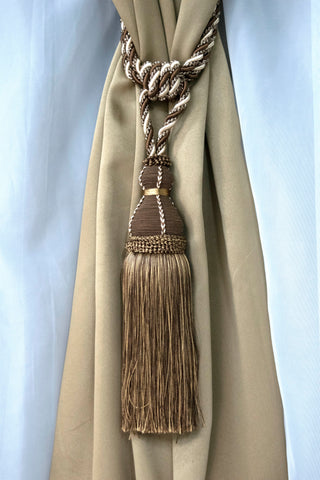 DÉCOPRO Elegant Large Tassel Tieback for Curtains & Draperies, Tassel Length 12