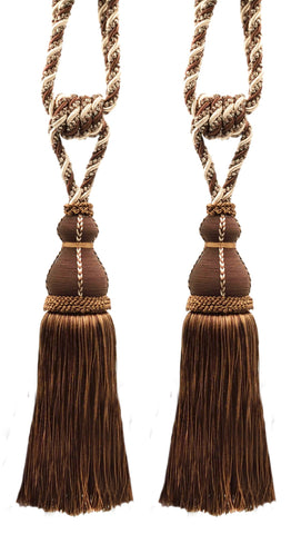 DÉCOPRO Elegant Large Tassel Tieback for Curtains & Draperies, Tassel Length 12