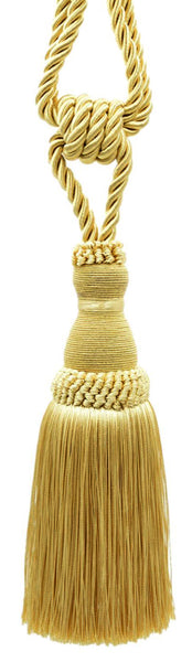 DÉCOPRO Noblesse Collection Elegant Curtain & Drapery Tassel Tieback, Tassel Length 8