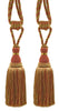 DÉCOPRO Noblesse Collection Elegant Curtain & Drapery Tassel Tieback, Tassel Length 8