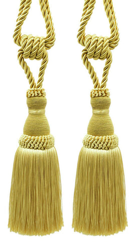 DÉCOPRO Noblesse Collection Elegant Curtain & Drapery Tassel Tieback, Tassel Length 8
