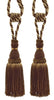 DÉCOPRO Noblesse Collection Elegant Curtain & Drapery Tassel Tieback, Tassel Length 8