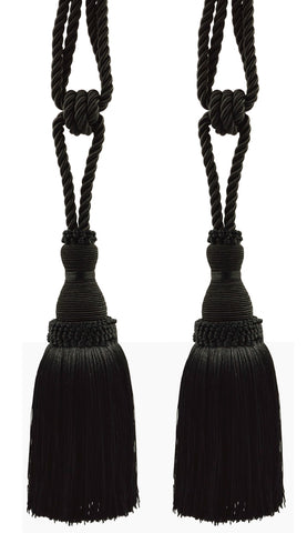 DÉCOPRO Noblesse Collection Elegant Curtain & Drapery Tassel Tieback, Tassel Length 8