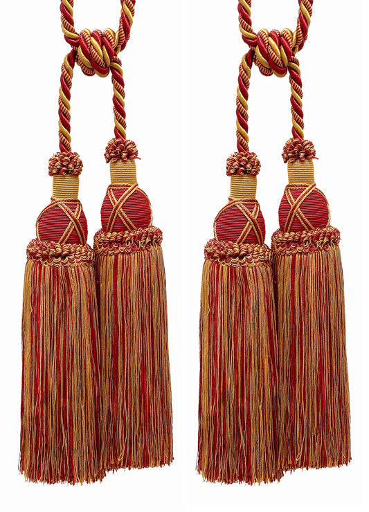 #Color_Burgundy Gold Red Multicolor (Color# 1253)