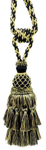 DÉCOPRO Lavish Large Curtain Tassel Tieback, Hand Crafted - Luxurious Drapery Accessory, Tassel Length 11