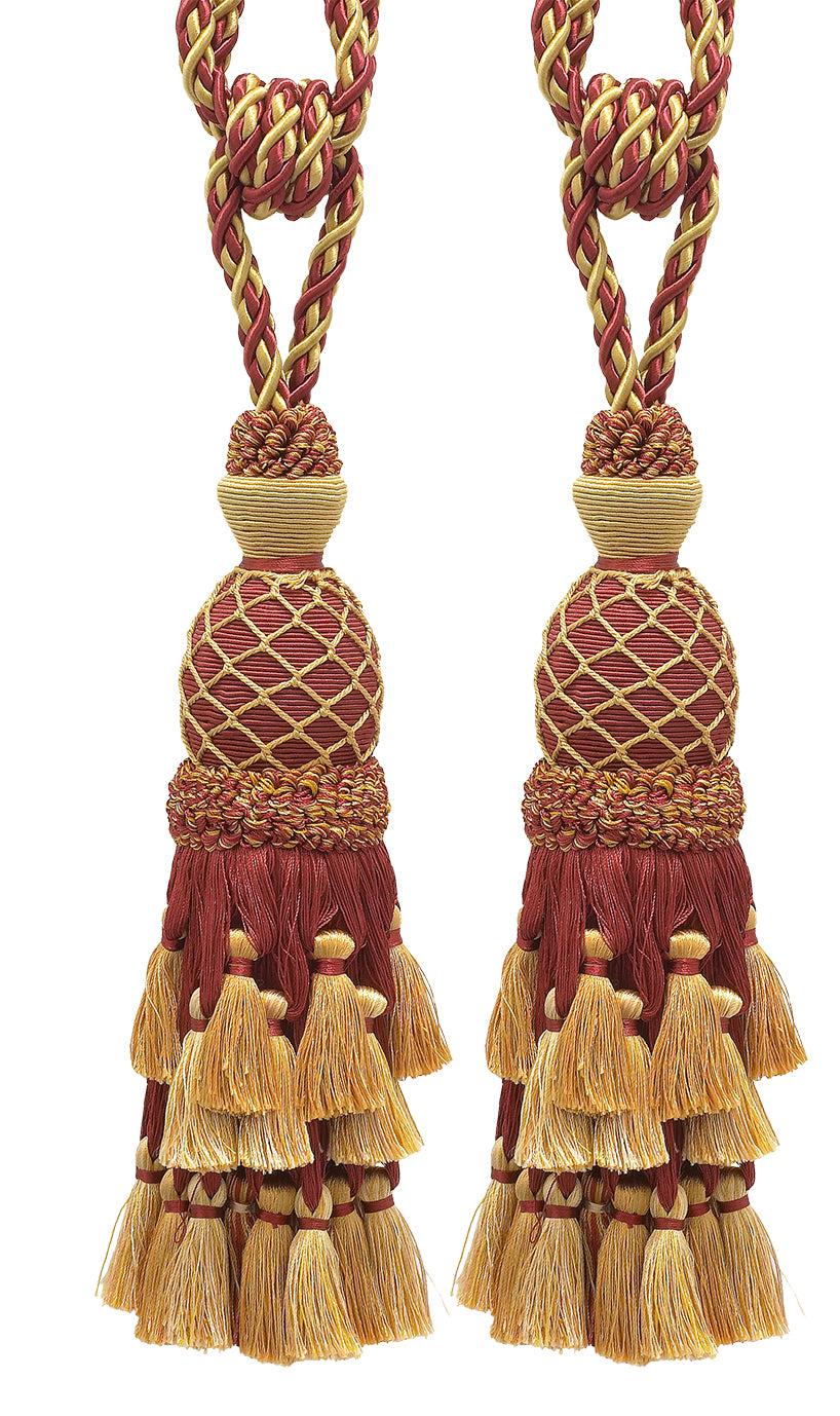 #Color_Burgundy Gold Red Multicolor (Color# 1253)