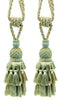 DÉCOPRO Lavish Large Curtain Tassel Tieback, Hand Crafted - Luxurious Drapery Accessory, Tassel Length 11