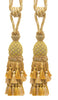 DÉCOPRO Lavish Large Curtain Tassel Tieback, Hand Crafted - Luxurious Drapery Accessory, Tassel Length 11