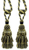 DÉCOPRO Lavish Large Curtain Tassel Tieback, Hand Crafted - Luxurious Drapery Accessory, Tassel Length 11