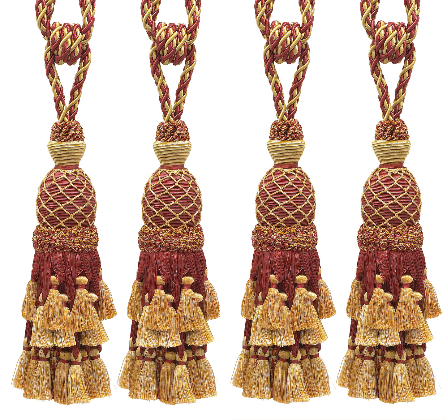 #Color_Burgundy Gold Red Multicolor (Color# 1253)