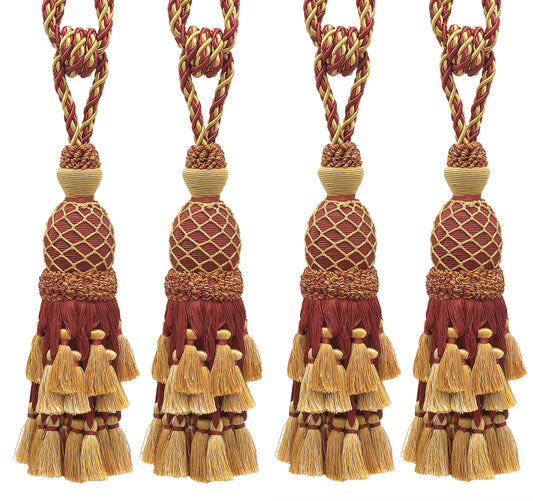 #Color_Burgundy Gold Red Multicolor (Color# 1253)