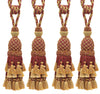 DÉCOPRO Lavish Large Curtain Tassel Tieback, Hand Crafted - Luxurious Drapery Accessory, Tassel Length 11