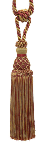 DÉCOPRO Elegant Netted Curtain & Drapery Tassel Tieback, Tassel Length 10