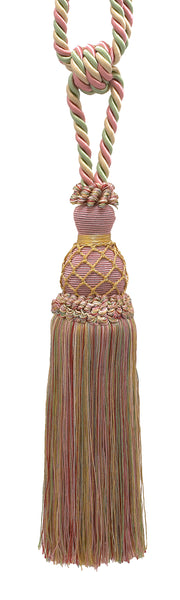 DÉCOPRO Elegant Netted Curtain & Drapery Tassel Tieback, Tassel Length 10