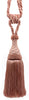 DÉCOPRO Elegant Handcrafted Curtain & Drapery Tassel Tieback with Decorative Lattice Design, Tassel Length 9