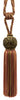 DÉCOPRO Raja Collection Beautiful Curtain & Drapery Tassel Tieback with Ornamental Antique Head, Tassel Length 10
