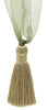 DÉCOPRO Elegant Organza Ribbon Curtain and Drapery Tassel Tieback, Tassel Length 4