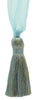 DÉCOPRO Elegant Organza Ribbon Curtain and Drapery Tassel Tieback, Tassel Length 4