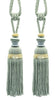 DÉCOPRO Luxurious Bullion Curtain Tassel Tieback - Elegant Drapery Accessory, Large, Tassel Length 12
