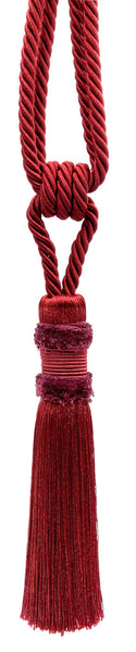 DÉCOPRO Beautiful Plush Curtain & Drapery Tassel Tieback, Handcrafted, Tassel Length 9