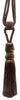 DÉCOPRO Beautiful Plush Curtain & Drapery Tassel Tieback, Handcrafted, Tassel Length 9