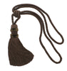 DÉCOPRO Beautiful Plush Curtain & Drapery Tassel Tieback, Handcrafted, Tassel Length 9