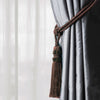 DÉCOPRO Beautiful Plush Curtain & Drapery Tassel Tieback, Handcrafted, Tassel Length 9