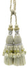 DÉCOPRO Marrakesh Collection Tassel Curtain and Draperys with Beaded Poms Tassel Tieback, Tassel Length 10
