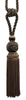 DÉCOPRO Elegant Medium-Sized Chainette Tassel Tieback, Turkish Knot Design - Ideal for Curtains and Draperies, Tassel Length 6