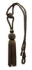 DÉCOPRO Elegant Medium-Sized Chainette Tassel Tieback, Turkish Knot Design - Ideal for Curtains and Draperies, Tassel Length 6