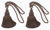 DÉCOPRO Large Beautiful Curtain & Drapery Tassel Tieback with Elegant Net Design, Tassel Length 9 1/2