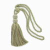 DÉCOPRO Contemporary, Modern Curtain & Drapery Tassel Tieback - Double Ball Design, Tassel Length 9 1/2