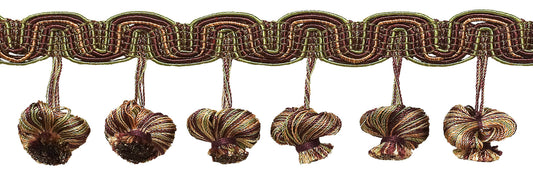 #Color_Rose Olive Green Multicolor (Color# 7346)