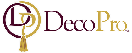 DecoPro Frangia Bullion Per Tende E Cuscini - 7,6 Cm, Oro Chiaro E Medio, Intestazione Blu, Confezione Da 4,9 Metri