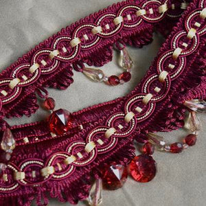 DÉCOPRO Decorative 6 inch Key Tassel/Beige Multi Tone DÉCOPRO Decorative 6 inch Key Tassel/Beige Multi Tone