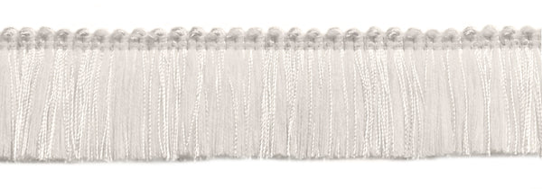 White Small Ruche Fringe Trim  Add To Seam of Throw Cushion or