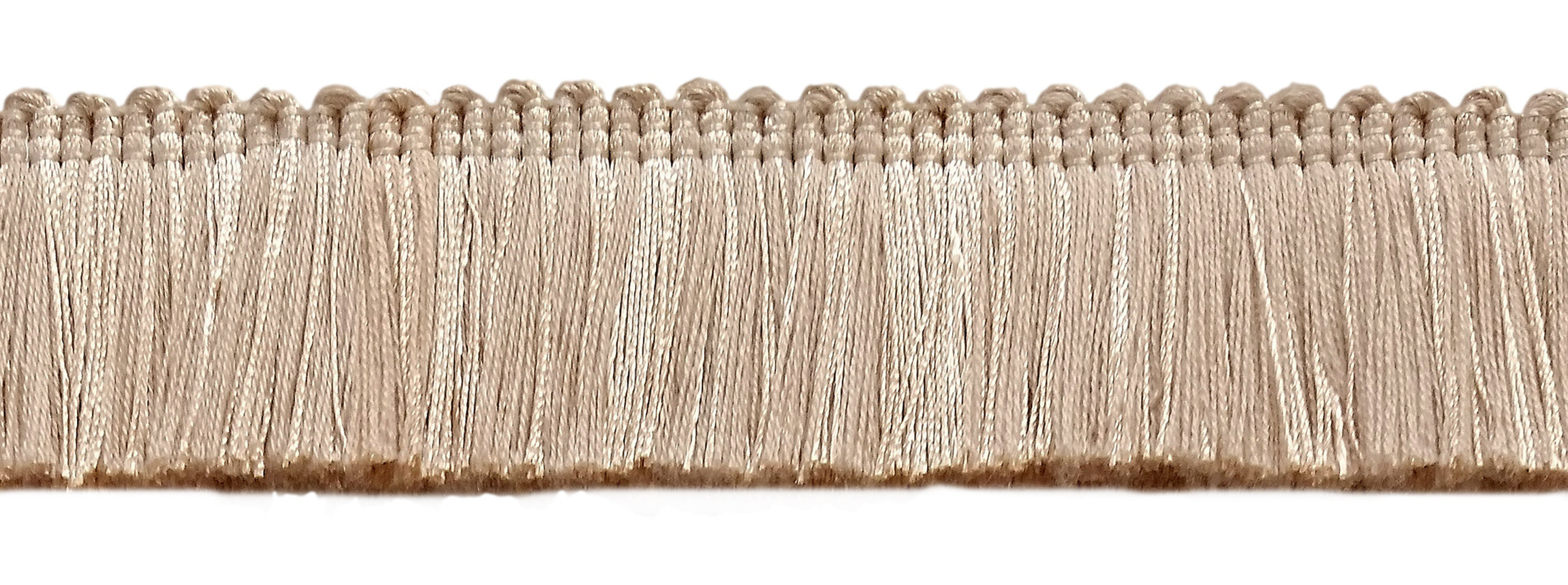 White, 1 3/4 inch Basic Trim Brush Fringe Style#0175SB Color: White - A1 (Sold by The Yard)