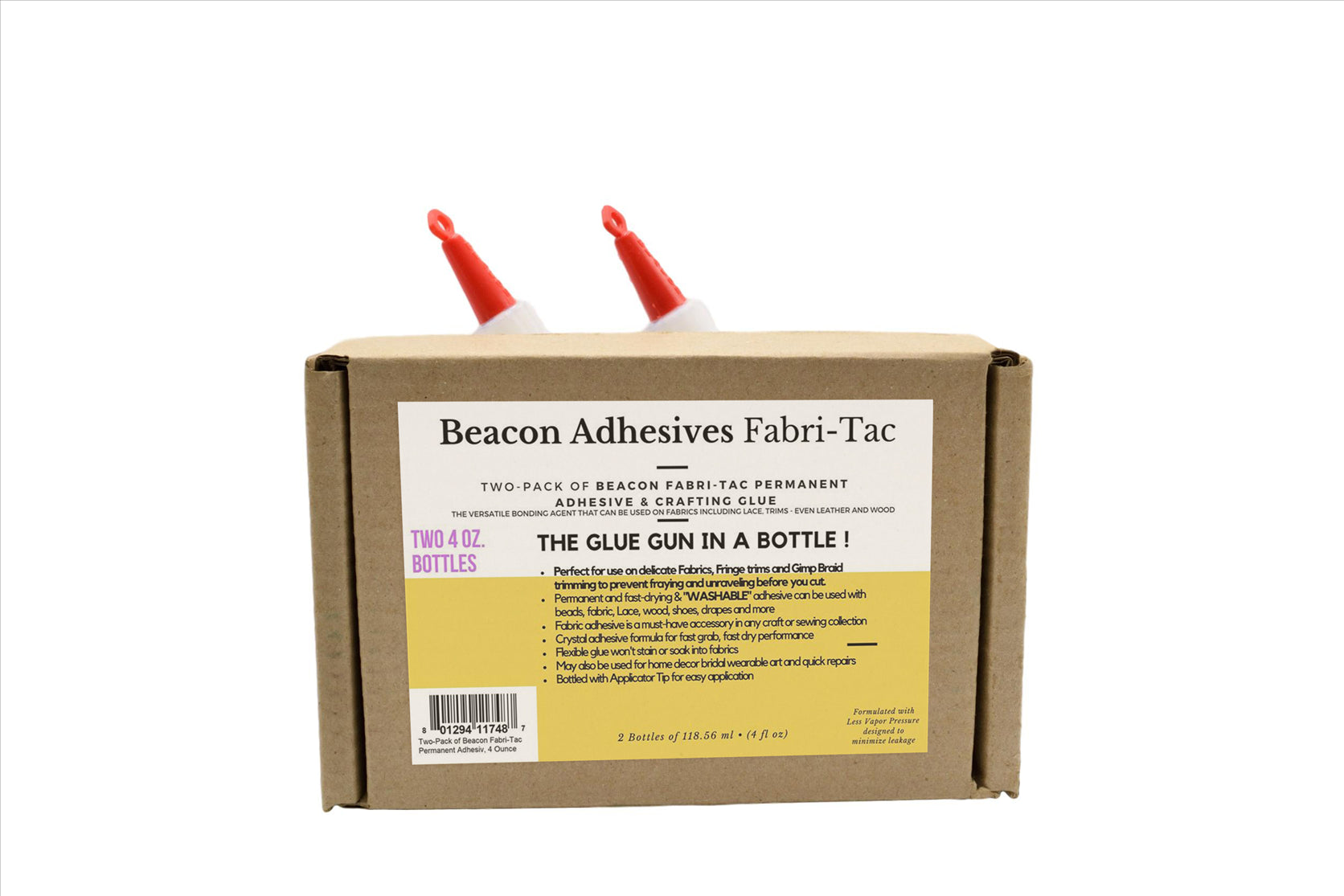 Beacon Fabri-Tac Permanent Fabric Adhesive - 4 Oz.