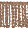 6 Inch Long / Dark Sand Bullion Fringe Trim / Style# BFSCR6 / Color: A8 - Antique Brass / Sold By the Yard