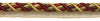 Large WINE GOLD Baroque Collection 7/16 inch Cord with Lip Style# 0716BL Color: AUTUMN LEAVES - 5716 (Sold by The Yard)