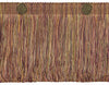 5 Yard Value Pack of 6 inch PLUM OLIVE GREEN Baroque Coll Eyelash Fringe W/Rosette Style# 6ELFR Color: PLUM OLIVE – 7346 (15 Ft / 4.5 Meters)