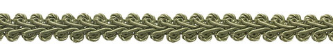 10 Yard Value Pack of 1/2 inch Basic Trim French Gimp Braid, Style# FGS Color: SAGE - L83 GREEN (30 Ft / 9.1 Meters)