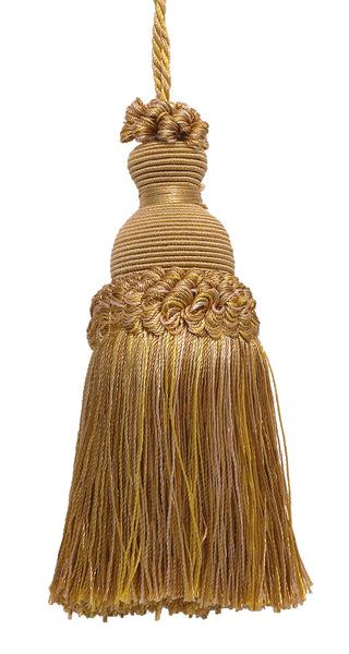 Decorative 5 inch Key Tassel, Antique gold Imperial II Collection Style# IKTJ Color: RUSTIC GOLD - 4975