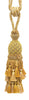 Lavish Antique gold Large Curtain & Drapery Tassel Tieback / Large 11 inch tassel, 34 inch Spread(embrace), 7/16 inch Cord, Imperial II Collection Style# TBIL-1 Color: RUSTIC GOLD - 4975