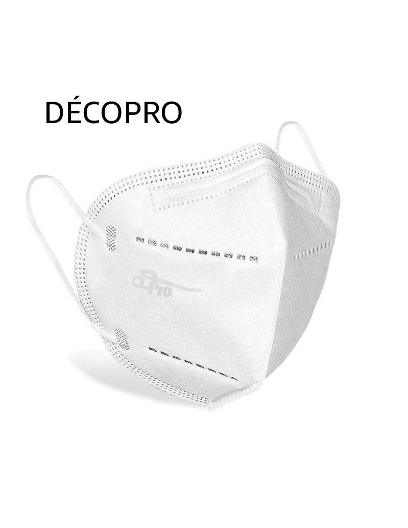 Disposable KN95 Face Masks, Mouth and Nose Safety Protection - DecoPro