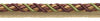 Large PLUM OLIVE GREEN Baroque Collection 7/16 inch Cord with Lip Style# 0716BL Color: PLUM OLIVE – 7346 (Sold by The Yard)