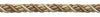 Large Beige Multi Tone Baroque Collection 7/16 inch Decorative Cord Without Lip Style# 716BNL Color: SANDSTONE - 7245 (Sold by The Yard)